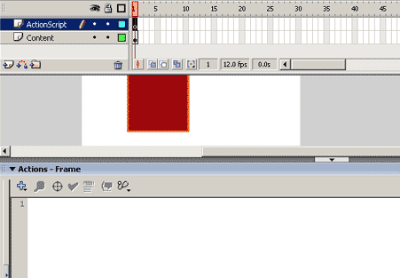 Bild 5.4. Fliken för ActionScript